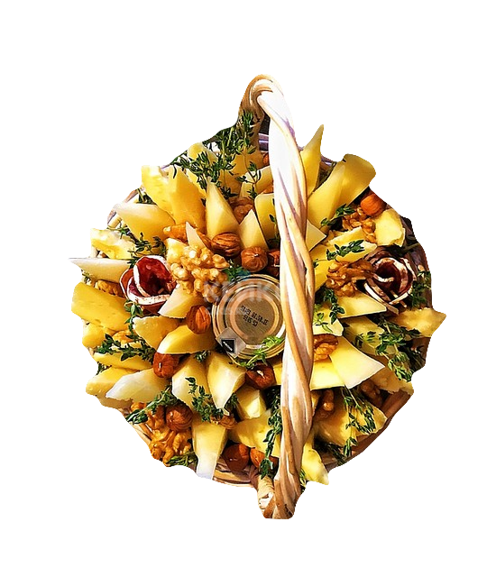 Корзина с сыром Фото