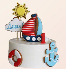 Торты без мастики для мальчика