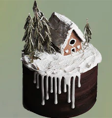 Торты в зимнем стиле