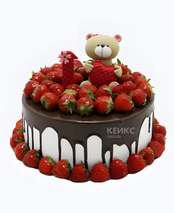 Торт для малыша мальчика на 1 годик Торт для малыша мальчика на 1 годик Фото