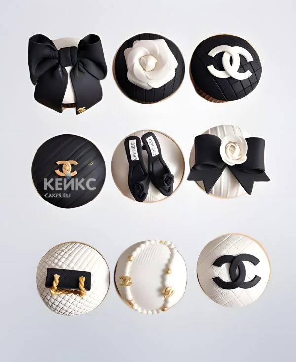 Модные капкейки Шанель для сестры Фото