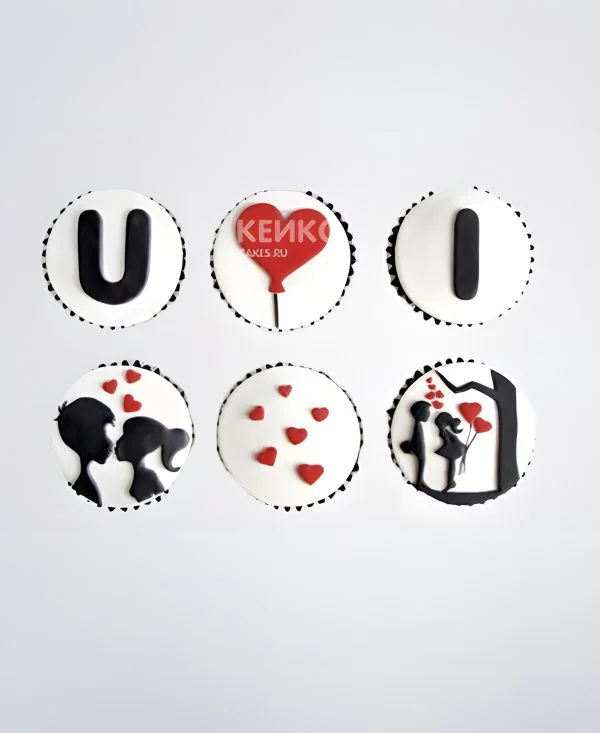 Капкейки на день влюбленных Фото