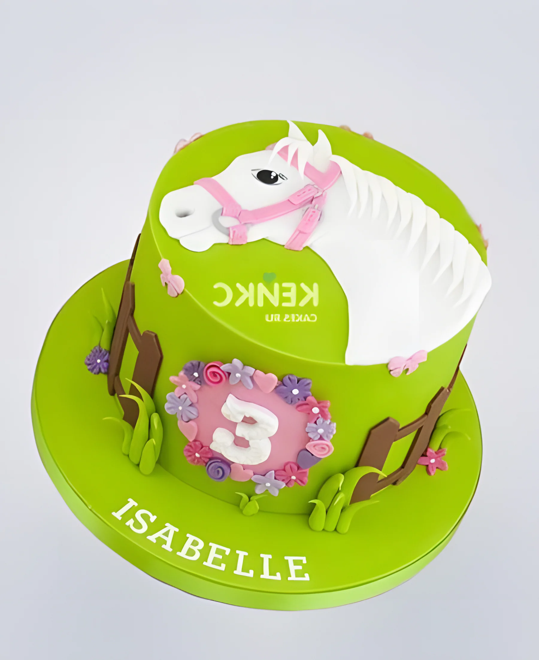 Торт с белым пони для девочки Фото