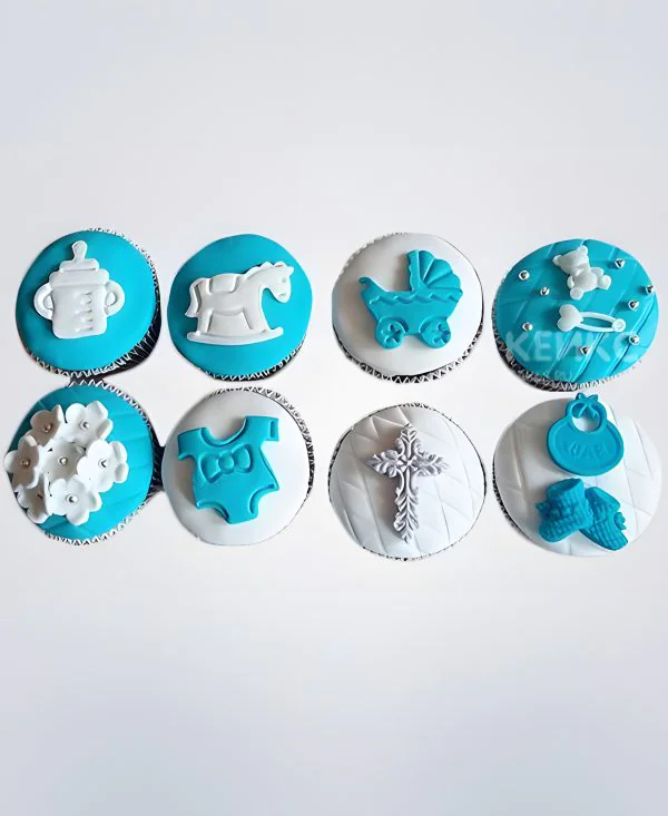 Капкейки в нежных пастельных тонах Фото