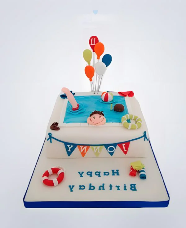 Торт бассейн с шариками Торт бассейн с шариками Фото