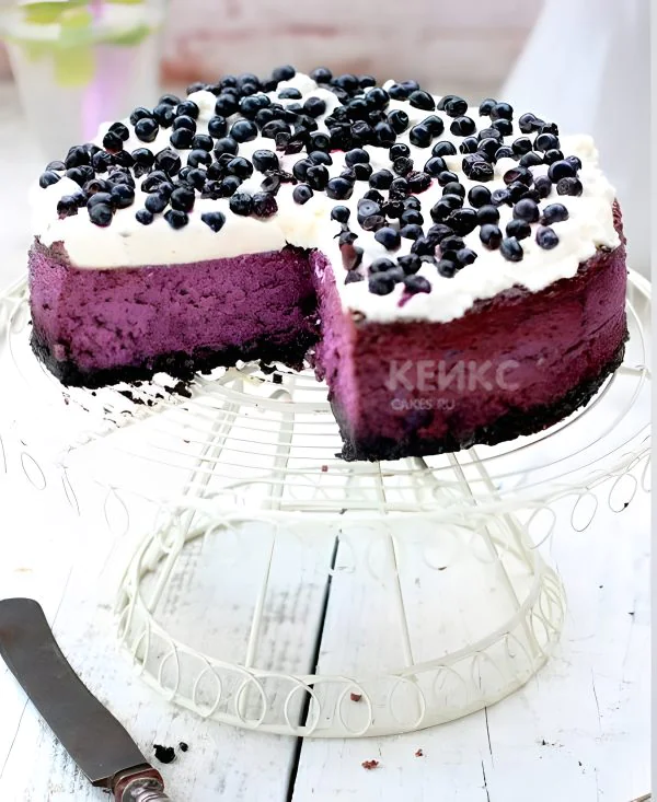 ПП безглютеновый торт с черникой ПП безглютеновый торт с черникой Фото