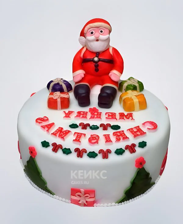 Торт Дед Мороз на Новый год Торт Дед Мороз на Новый год Фото