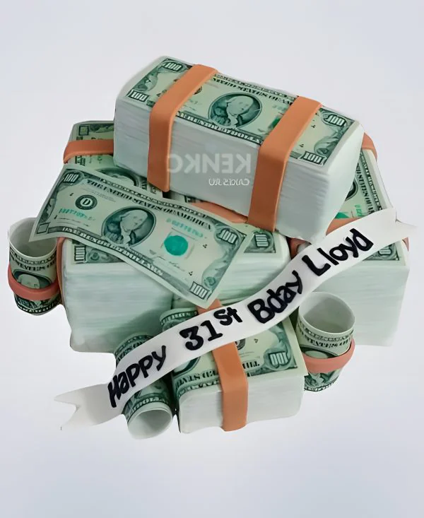 Торт в виде денег на юбилей Торт в виде денег на юбилей Фото