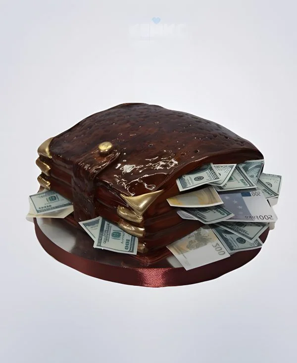 Торт сумка с деньгами Торт сумка с деньгами Фото