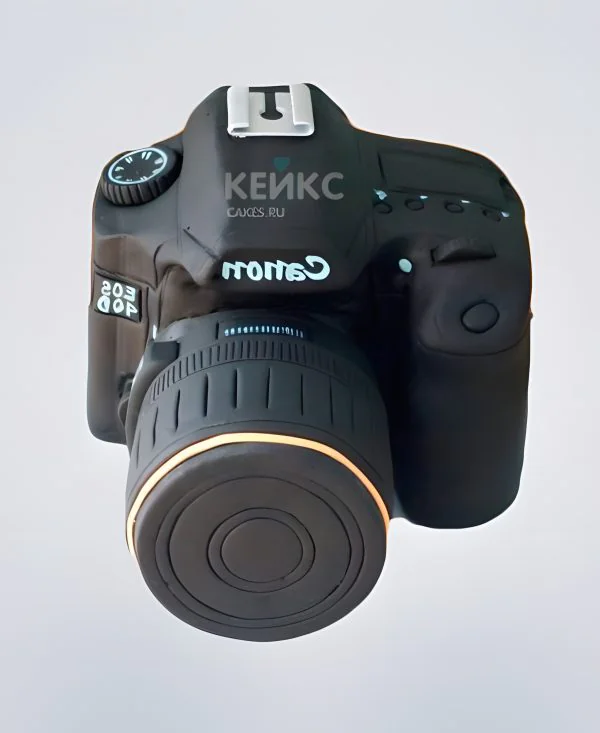 Торт фотоаппарат с шоколадной начинкой внутри Торт фотоаппарат с шоколадной начинкой внутри Фото