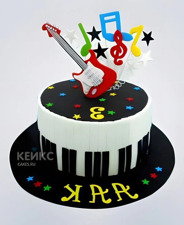 Торт с гитарой для мальчика Торт с гитарой для мальчика Фото