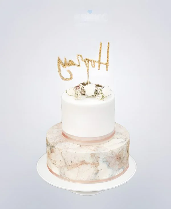 Торт с картой мира и надписью Фото