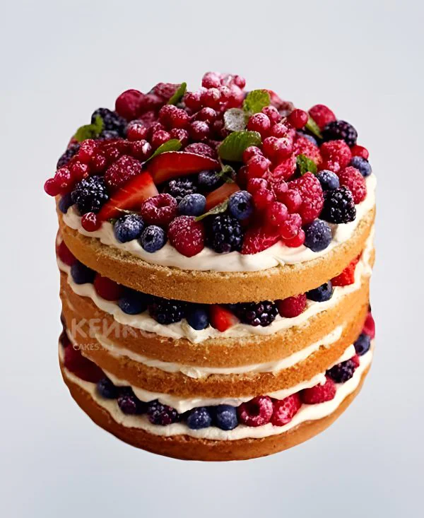 Красивый торт без мастики Красивый торт без мастики Фото