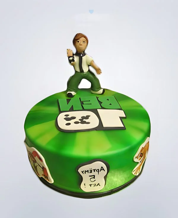 Торт с фигуркой на 10 лет мальчику Торт с фигуркой на 10 лет мальчику Фото
