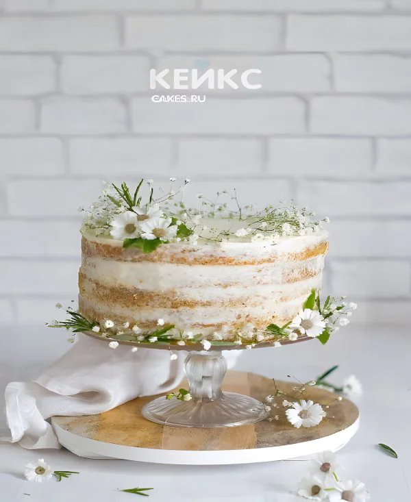 Торт маме на день рождения без мастики Фото