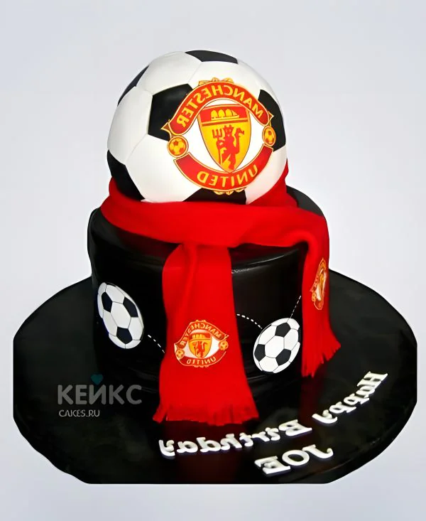 Брутальный торт с Манчестер Юнайтед Брутальный торт с Манчестер Юнайтед Фото