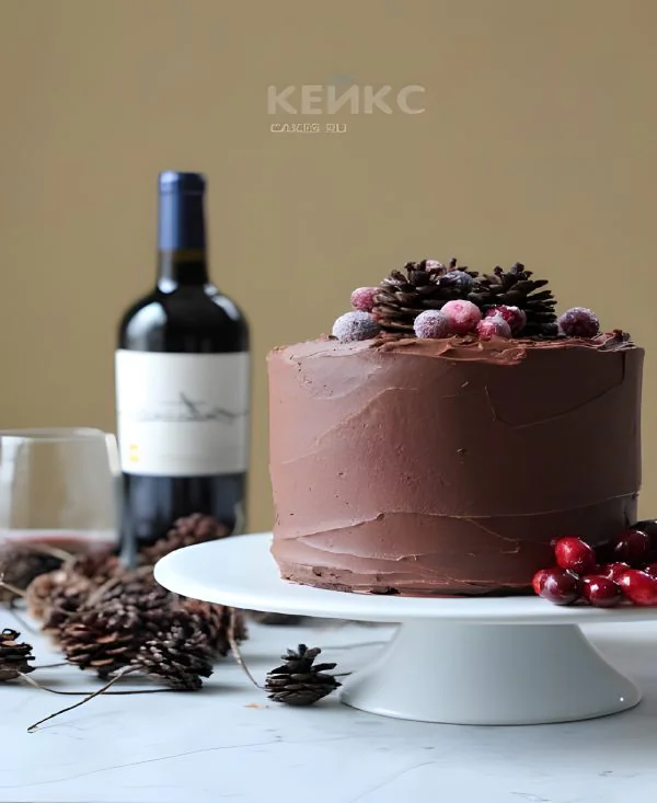 Шоколадный торт на юбилей мужчине Фото