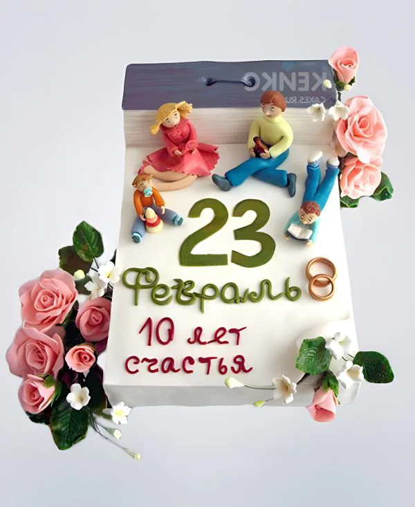 Эффектный торт на розовую свадьбу с цветами и фигурками Эффектный торт на розовую свадьбу с цветами и фигурками Фото