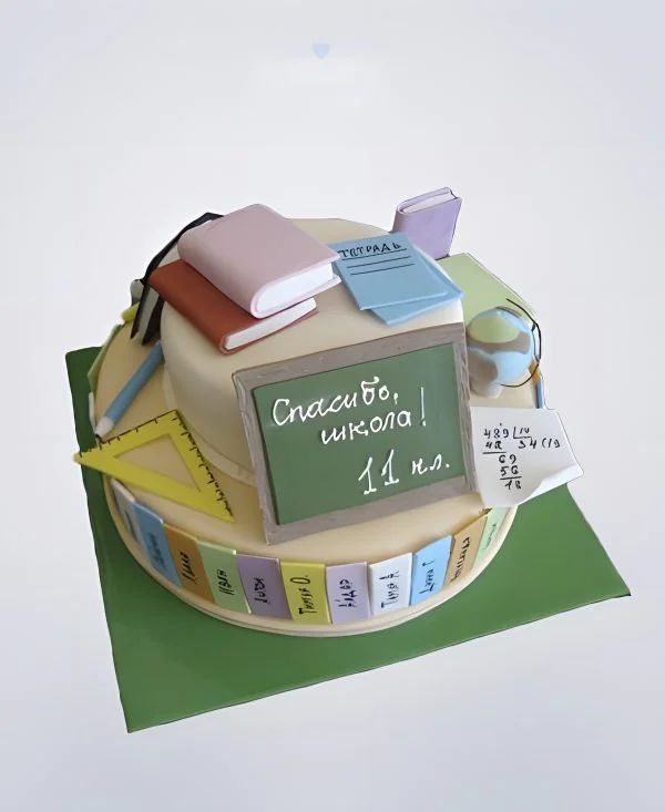 Торт для выпускников из школы 11 класс Торт для выпускников из школы 11 класс Фото