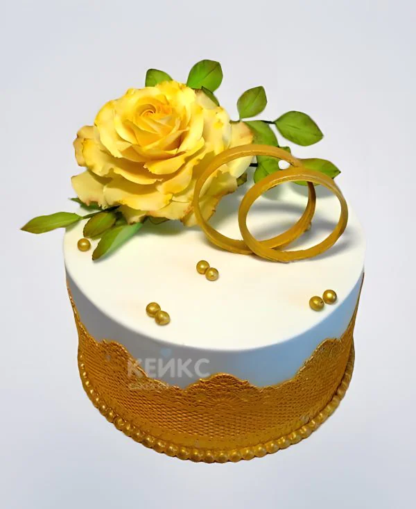 Торт родителям на 50 лет свадьбы Торт родителям на 50 лет свадьбы Фото