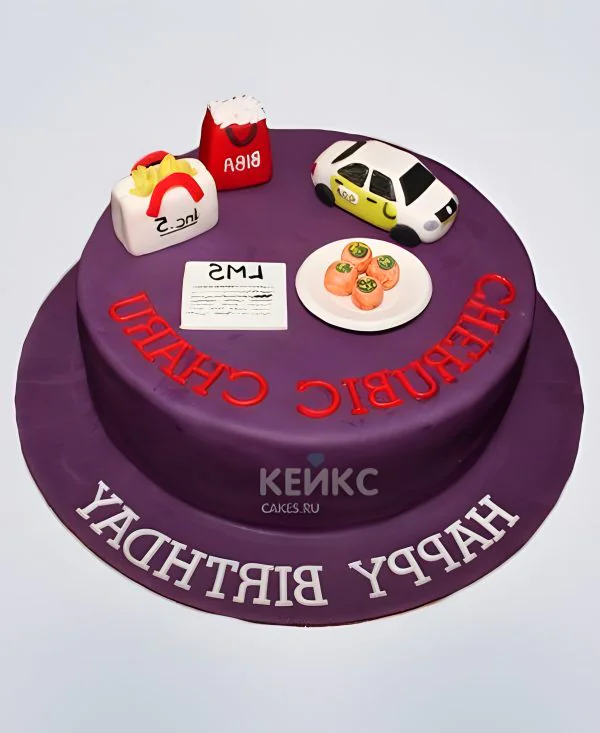 Фиолетовый торт для любителей суши Фиолетовый торт для любителей суши Фото