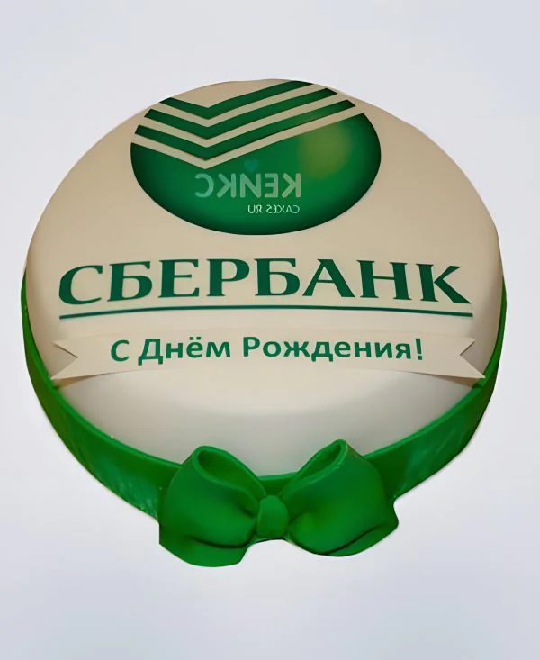 Торт на заказ с логотипом компании Фото