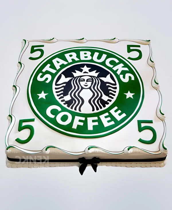 Торт с логотипом на корпоративный праздник Фото