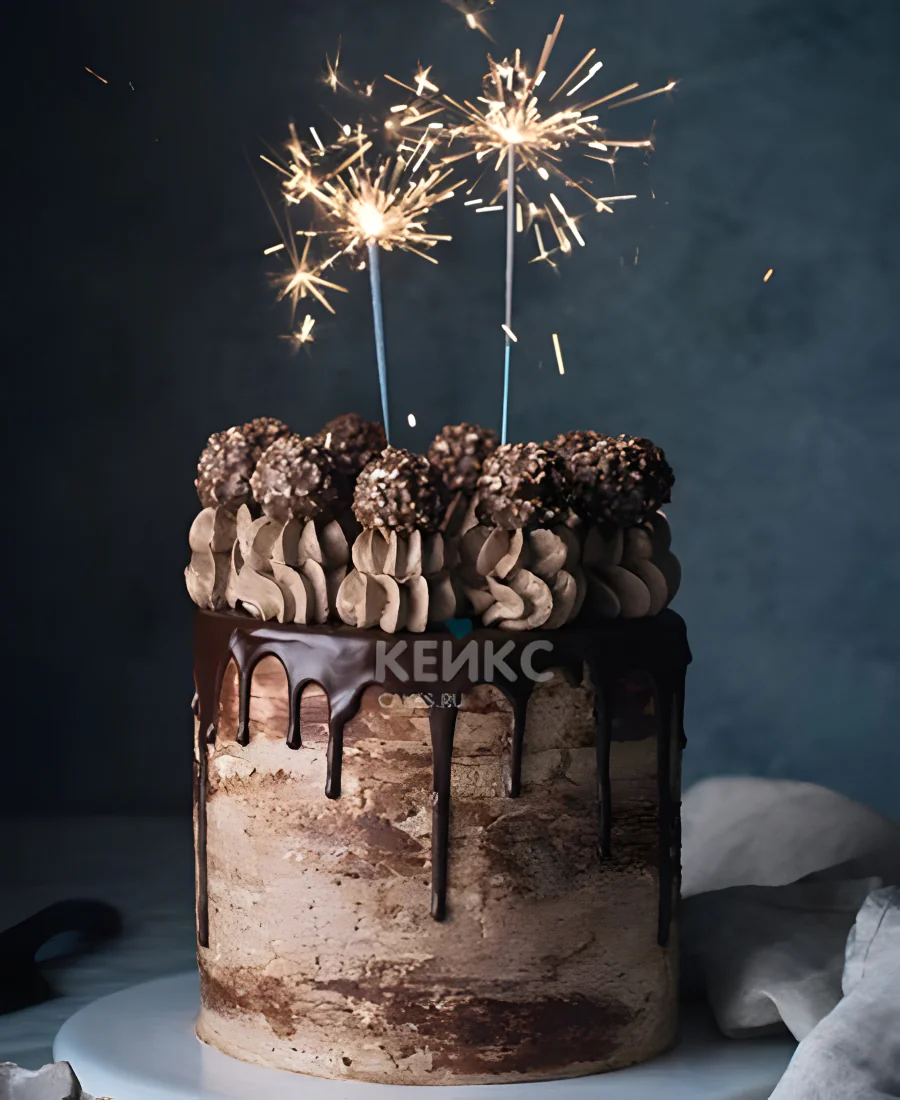 Шоколадный торт без мастики Шоколадный торт без мастики Фото