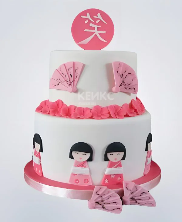 Милый торт в Японском стиле Фото
