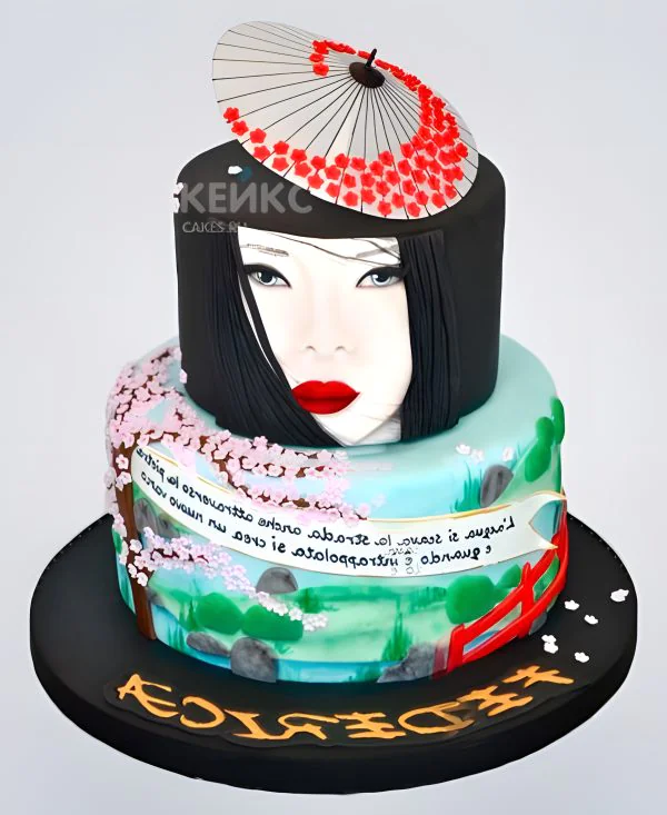 Торт в японской тематике Торт в японской тематике Фото