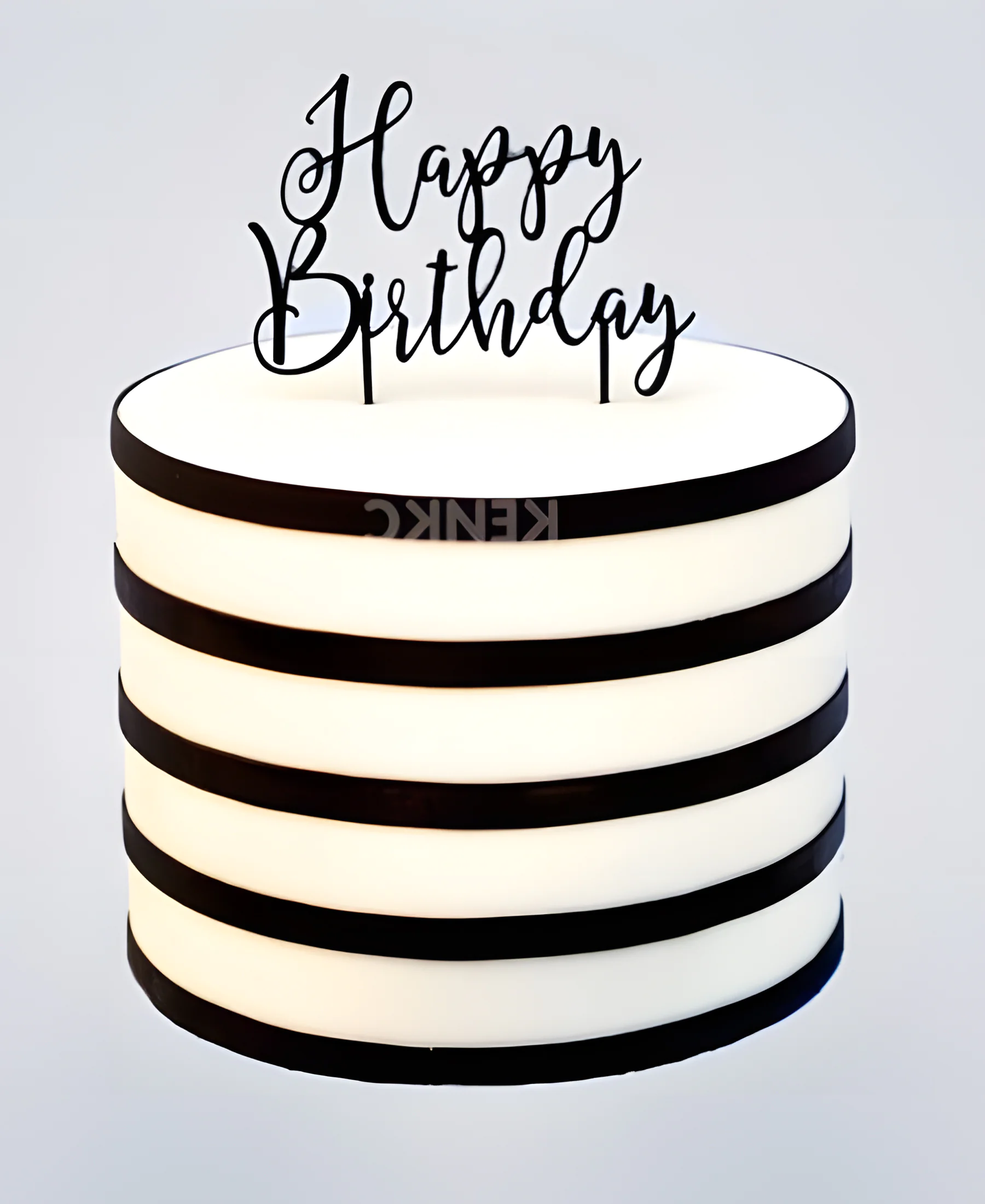 Торт мужчине строгий  на день рождения Фото