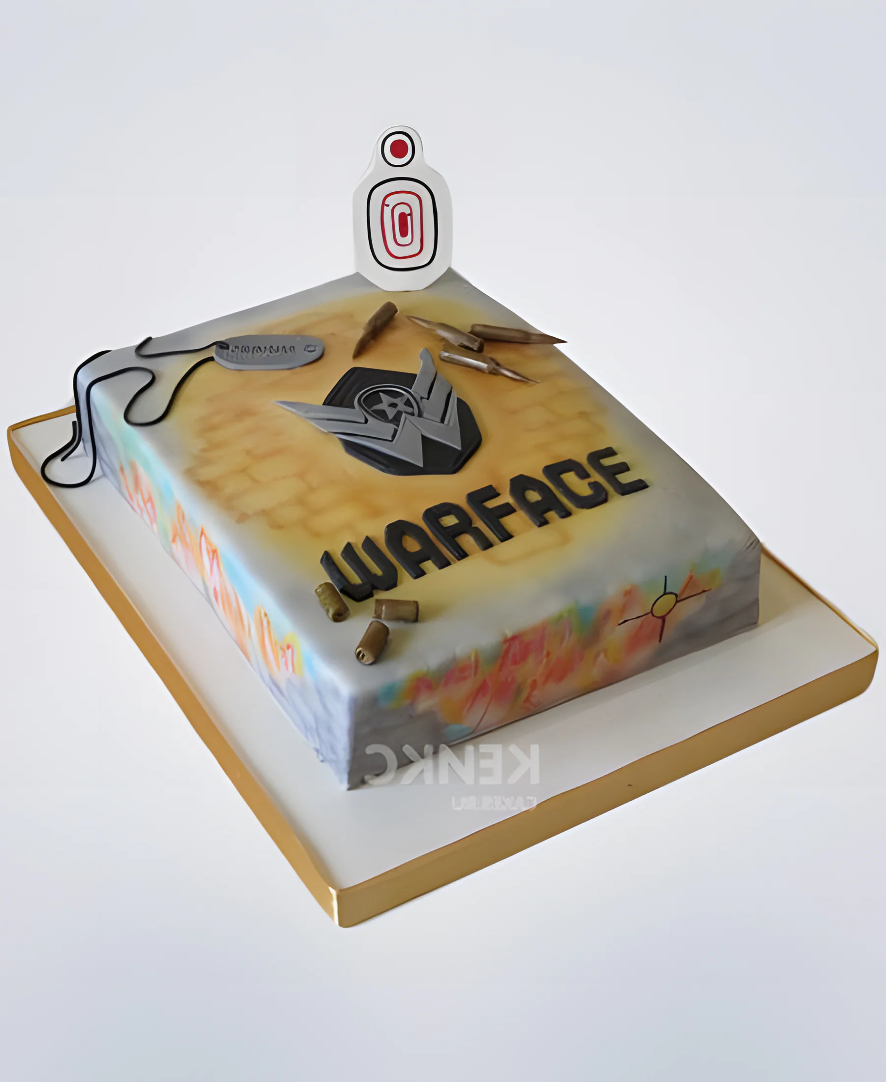 Торт Warface из мастики Фото