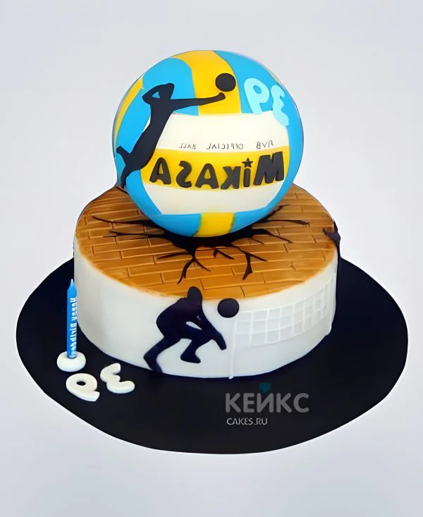 Торт волейбол для мальчика Торт волейбол для мальчика Фото