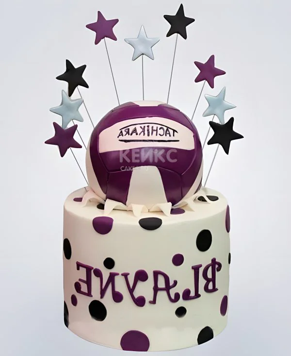 Торт на тему волейбол на день рождения Торт на тему волейбол на день рождения Фото