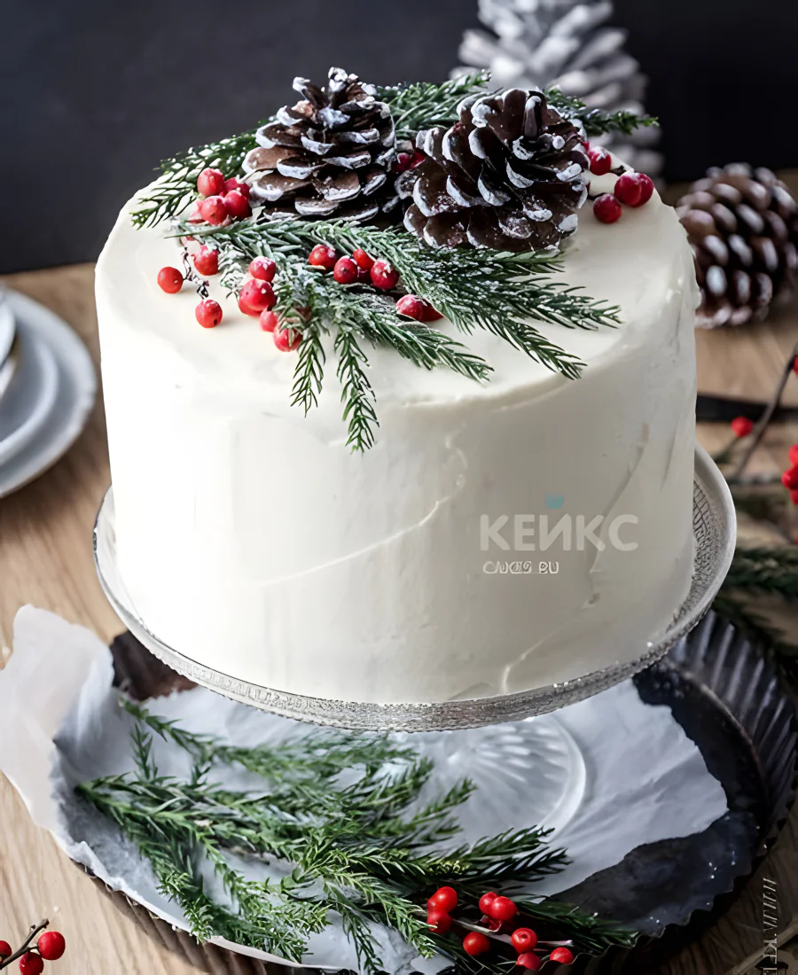 Новогодний торт с ёлочкой Новогодний торт с ёлочкой Фото