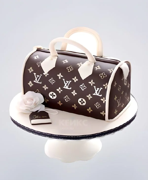 Торт коричневая сумка Торт коричневая сумка Фото
