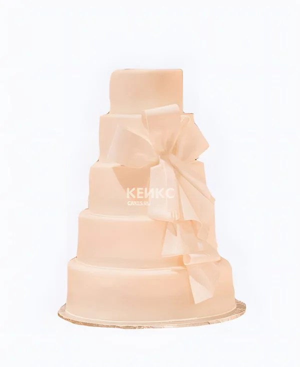 Оригинальный нежно-розовый торт Оригинальный нежно-розовый торт Фото