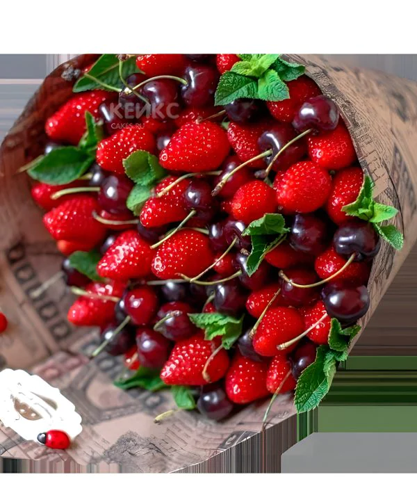 Букет из вишни 2 Фото
