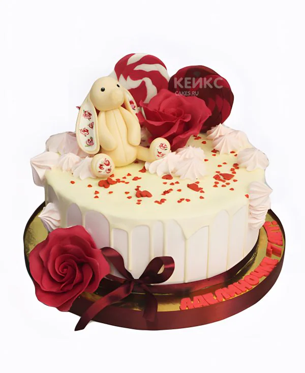 Торт без мастики для девочки Торт без мастики для девочки Фото