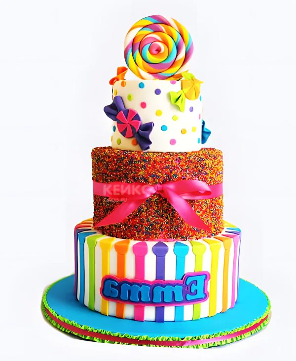Двухъярусный торт на день рождения девочке 16 Фото