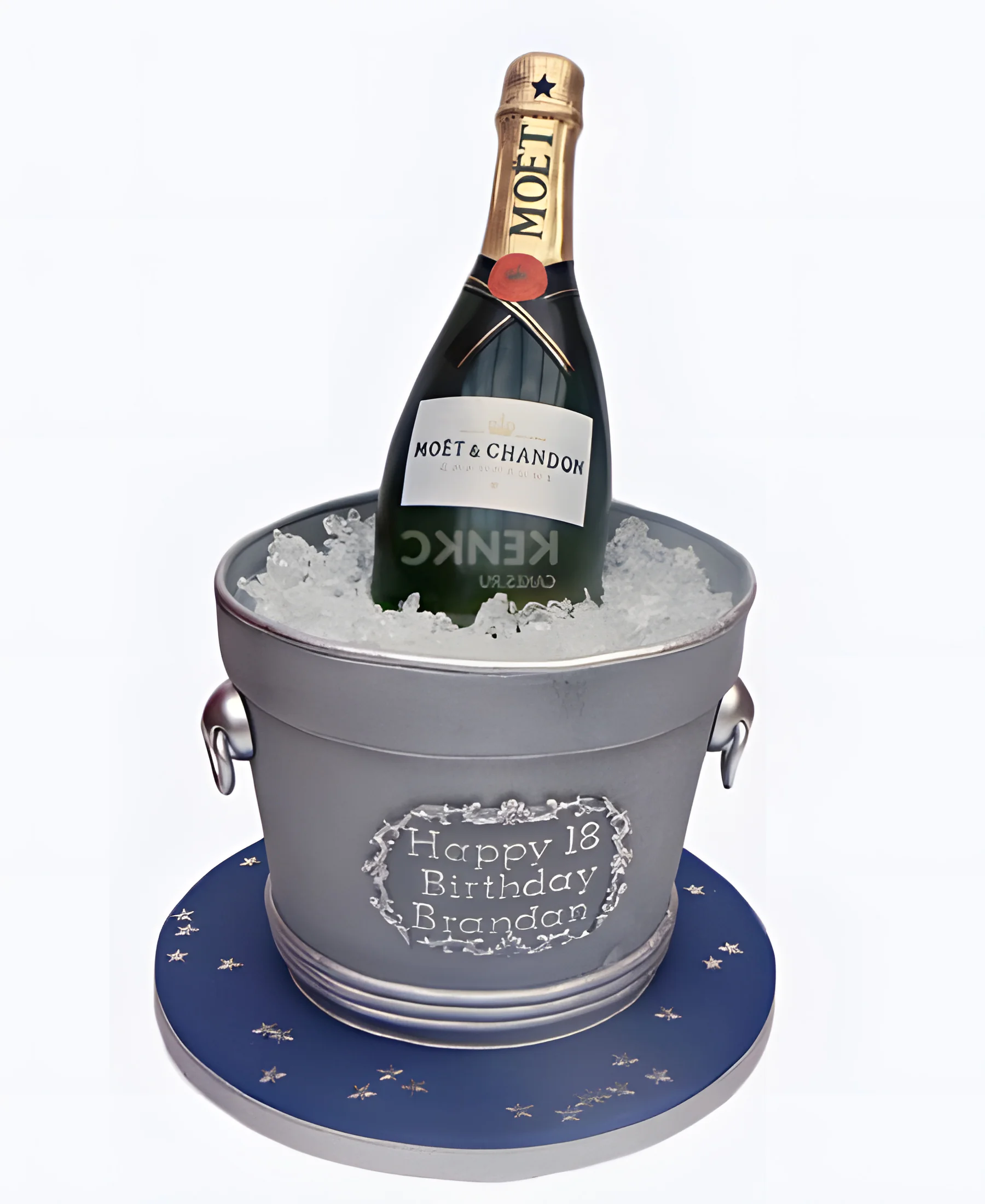 Торт с шампанским со льдом Фото