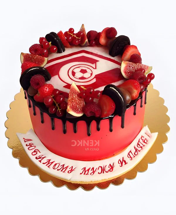 Торт Спартак с ягодами Торт Спартак с ягодами Фото