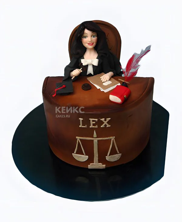 Торт судье женщине на день рождения Торт судье женщине на день рождения Фото