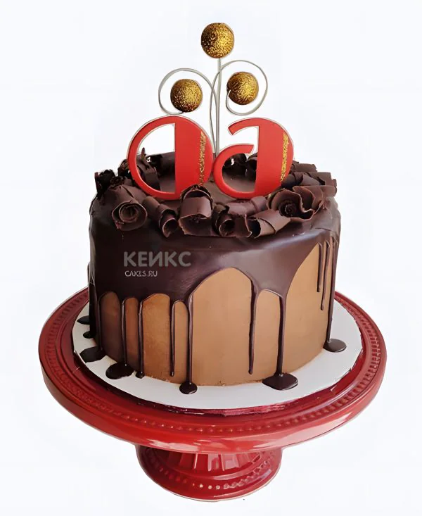 Шоколадный торт свёкру на 60 лет Шоколадный торт свёкру на 60 лет Фото