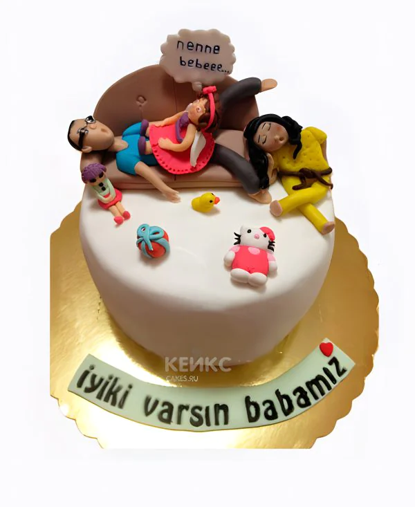 Смешной торт с надписью Смешной торт с надписью Фото