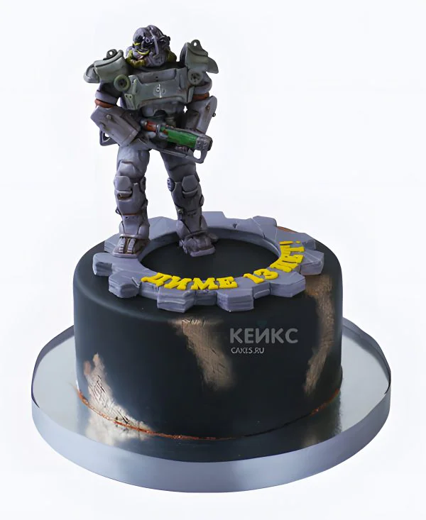 Прикольный торт в стиле Fallout Прикольный торт в стиле Fallout Фото