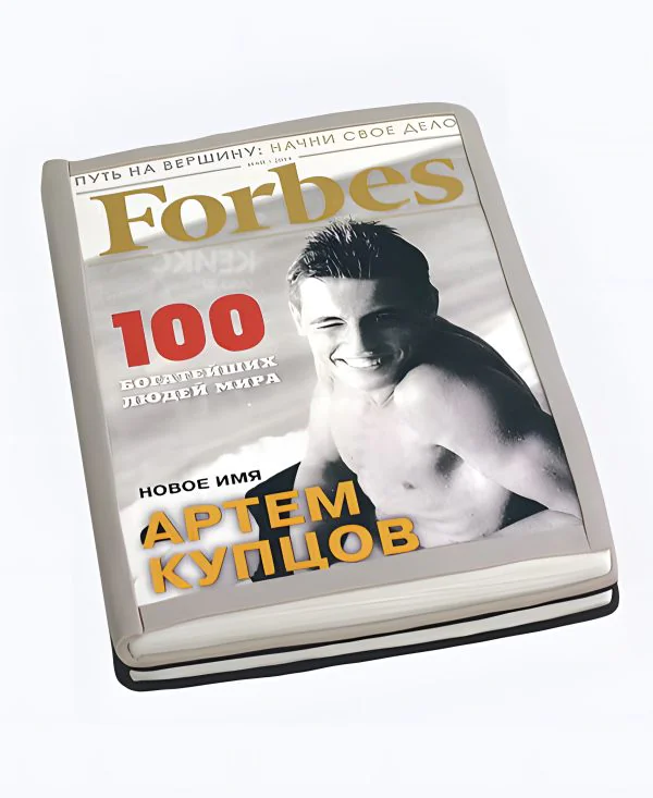 Красивый торт в виде журнала Красивый торт в виде журнала Фото