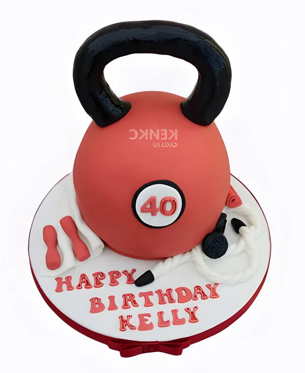 Прикольный торт с гирей Прикольный торт с гирей Фото