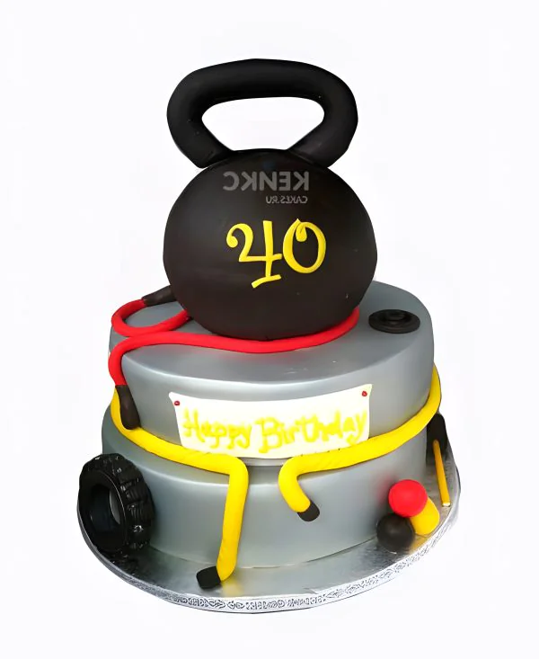 Торт с гирей на 40 лет Торт с гирей на 40 лет Фото