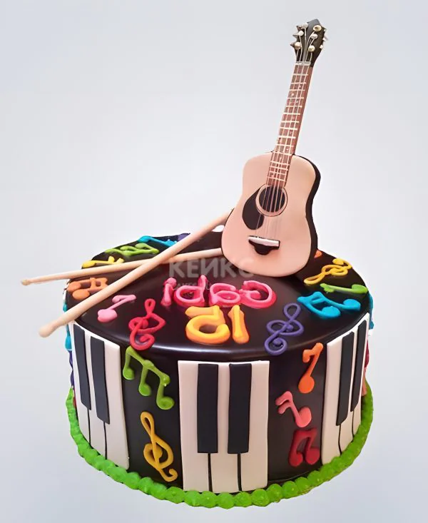 Торт Гитара 3 Фото